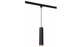 Lucide Lucide TRACK FLORIS Hanglamp - 1-fase Railsysteem / Railverlichting - 1xGU10 - Zwart (Uitbreiding)