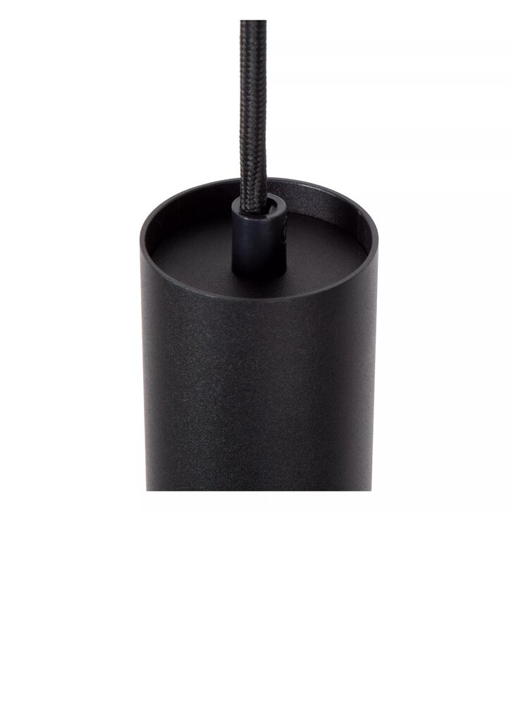 Lucide Lucide TRACK FLORIS Hanglamp - 1-fase Railsysteem / Railverlichting - 1xGU10 - Zwart (Uitbreiding)