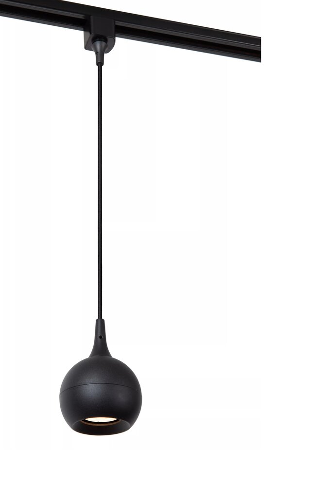 Lucide TRACK FAVORI Hanglamp GU10 fitting - 1-fase Railsysteem/Railverlichting - Zwart Lucide TRACK FAVORI Hanglamp GU10 fitting - 1-fase Railsysteem/Railverlichting - Zwart