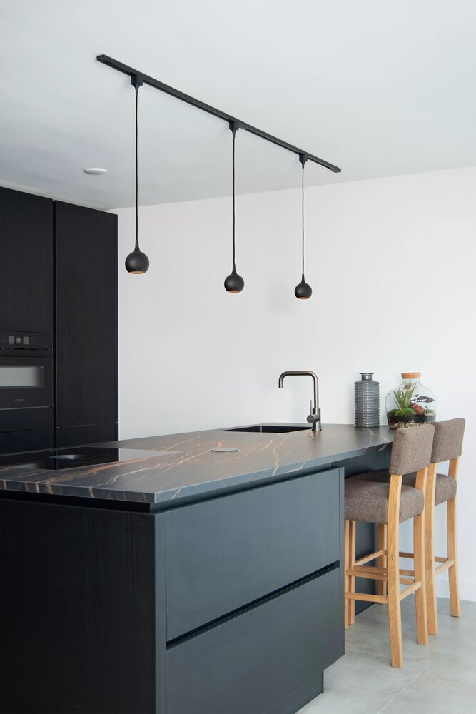 Lucide TRACK FAVORI Hanglamp GU10 fitting - 1-fase Railsysteem/Railverlichting - Zwart Lucide TRACK FAVORI Hanglamp GU10 fitting - 1-fase Railsysteem/Railverlichting - Zwart