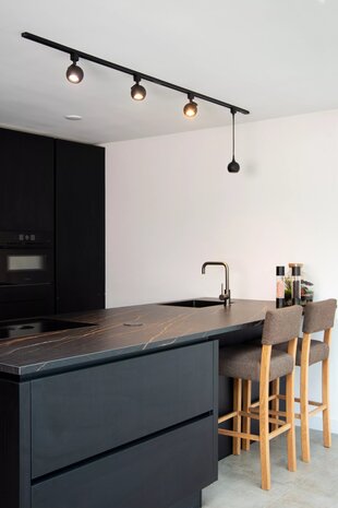 Lucide TRACK FAVORI Hanglamp GU10 fitting - 1-fase Railsysteem/Railverlichting - Zwart Lucide TRACK FAVORI Hanglamp GU10 fitting - 1-fase Railsysteem/Railverlichting - Zwart