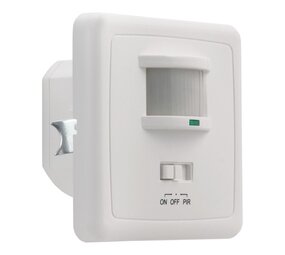 LCB LED Europe  LED Bewegingssensor inbouw 150 - PIR infrarood bewegingsmelder - 230V  - IP20