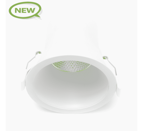 Profolux LED Inbouwspot - 9W - 3000K warm wit licht - Dimbaar - Wit