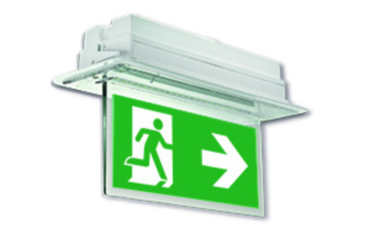 Macbright LED Noodverlichting inbouw armatuur IP20 - Transparant Continu - 4W 320Lm 5000K | IK08  - Zelftest - Type TIC -N/N 4W 850 PT