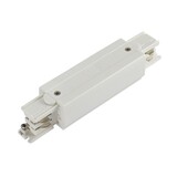 Spectrum voor de installateur 3-Fase Spanningsrail toebehoren | Middenvoeding Koppelstuk - Verbindingsstuk gevoegd - i- connector - Wit Spectrum voor de installateur 3-Fase Spanningsrail toebehoren | Middenvoeding Koppelstuk - Verbindingsstuk gevoegd - i- connector - Wit