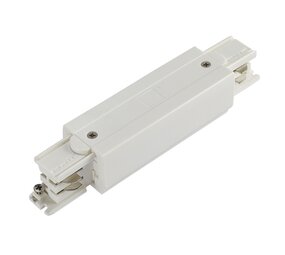 Spectrum voor de installateur 3-Fase Spanningsrail toebehoren | Middenvoeding Koppelstuk - Verbindingsstuk gevoegd - i- connector - Wit Spectrum voor de installateur 3-Fase Spanningsrail toebehoren | Middenvoeding Koppelstuk - Verbindingsstuk gevoegd - i- connector - Wit