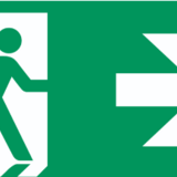 Noodmarkering Rechts - type - JULIET-EXITDOWN-PENDEL