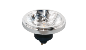 LED AR111 GU10 SPOT 45° DIMBAAR 12W ZWART - 2700K LED AR111 GU10 SPOT 45° DIMBAAR 12W ZWART - 2700K