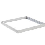 Aigostar LED paneel opbouw - 60x60cm Framesysteem Type A - Wit aluminium - 5cm hoog incl. schroeven