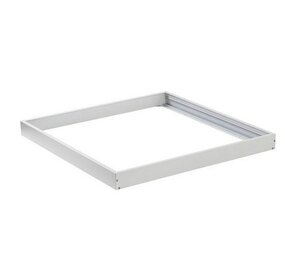 Aigostar LED paneel opbouw - 60x60cm Framesysteem Type A - Wit aluminium - 5cm hoog incl. schroeven
