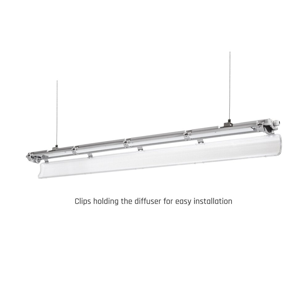 Spectrum voor de installateur LED TL buis armatuur - 150cm - Waterdicht IP65 - voor dubbele LED TL buis