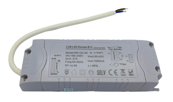 LCB LED Europe Dimbare LED driver - 60W 1-10V - 30-42V 1500mA LCB LED Europe Dimbare LED driver - 60W 1-10V - 30-42V 1500mA