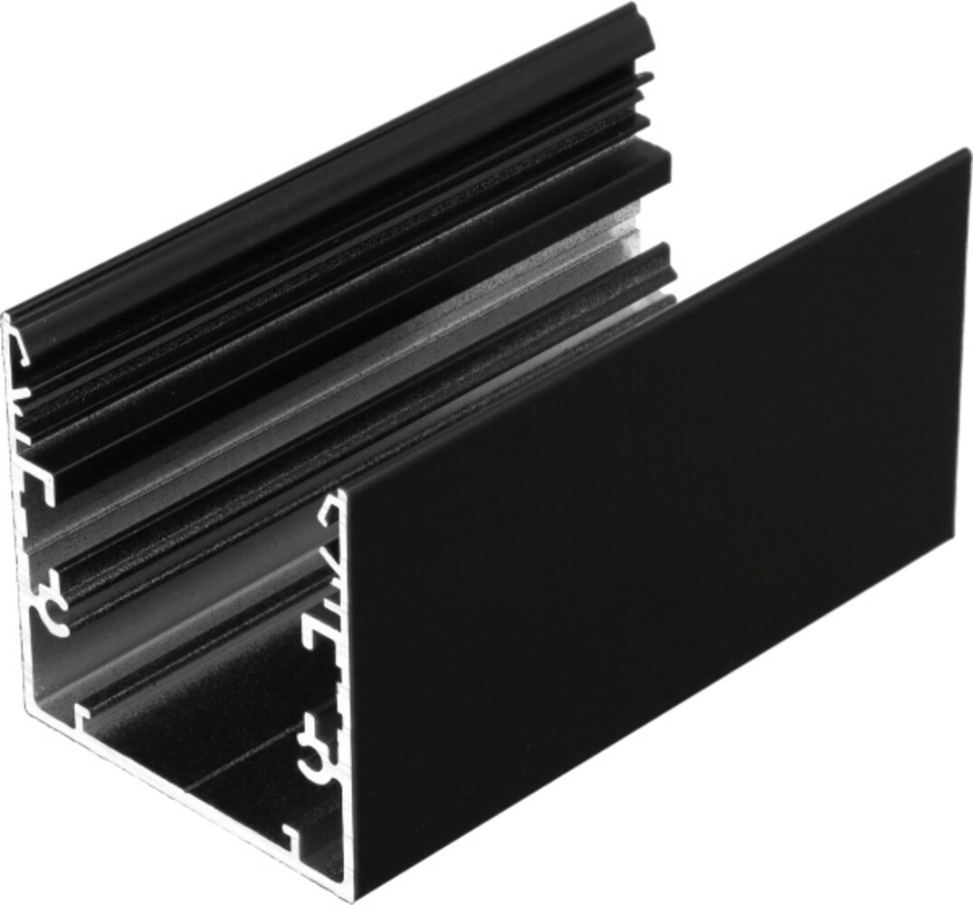 LED line verlichting - Betaalbare Professionele LED Oplossingen LED Profiel - 2000mm - Zwart - 53mm - Zwart