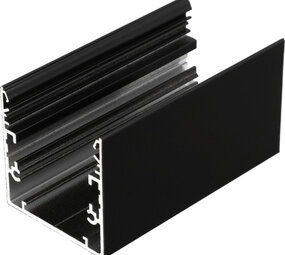 LED line verlichting - Betaalbare Professionele LED Oplossingen LED Profiel - 2000mm - Zwart - 53mm - Zwart