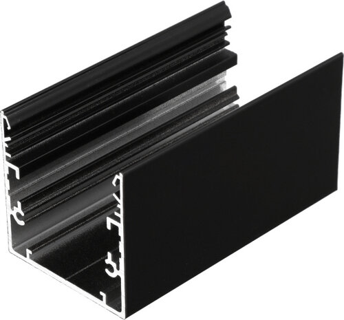 LED line verlichting - Betaalbare Professionele LED Oplossingen LED Profiel - 2000mm - Zwart - 53mm - Zwart