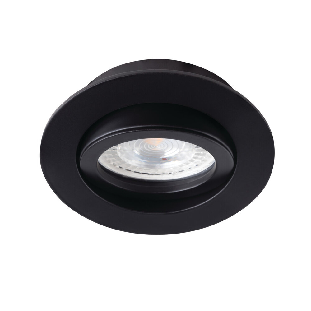 Kanlux LED Inbouwspot kantelbaar GU10 - 82MM Zwart Matt | Zaagmaat 70mm - GU10 Fitting Kanlux LED Inbouwspot kantelbaar GU10 - 82MM Zwart Matt | Zaagmaat 70mm - GU10 Fitting