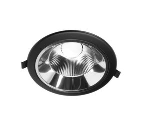 LCB LED Europe  LED Downlight Zwart  - 15W 1350Lm  175MM - CCT 830-840-850 Multi Color Switch -  Zaagmaat 145mm - incl. aansluitstekker 1.5m