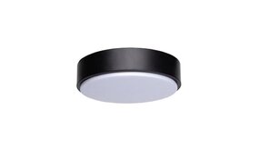LED plafondlamp zwart rond- 12W vervangt 60W - 230x50mm - Lichtkleur optioneel 3000K - warm wit licht LED plafondlamp zwart rond- 12W vervangt 60W - 230x50mm - Lichtkleur optioneel 3000K - warm wit licht