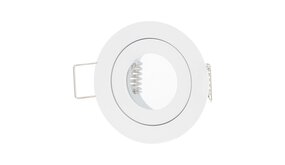 IP44 Inbouwspot armatuur Mini GU11 MR11 - Wit rond 55MM | Zaagmaat 45mm - Geschikt voor GU10 & MR16 fitting IP44 Inbouwspot armatuur Mini GU11 MR11 - Wit rond 55MM | Zaagmaat 45mm - Geschikt voor GU10 & MR16 fitting