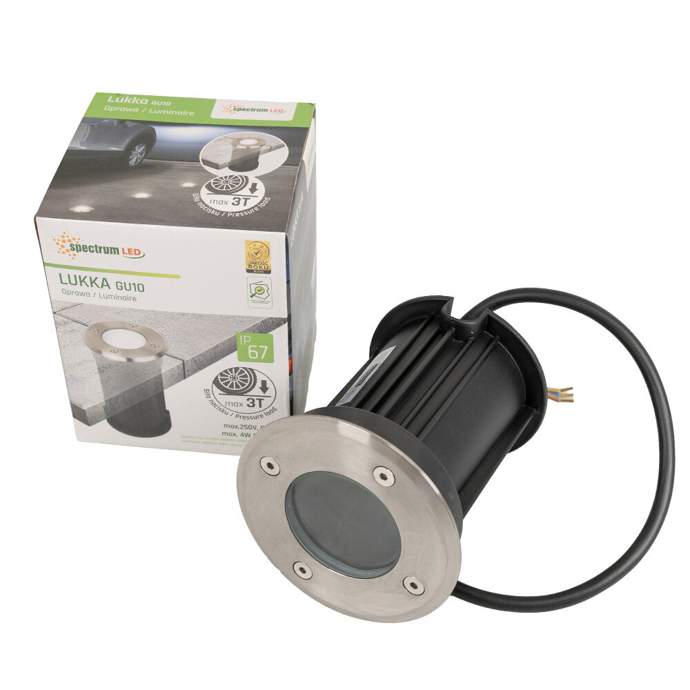 Spectrum voor de installateur: Betaalbare kwaliteit en veelzijdige LED-oplossingen LED Grondspot Rond Lukka - GU10 fitting - IP67 waterdicht