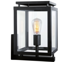 KS VERLICHTING Wandarmatuur De Vecht Zwart