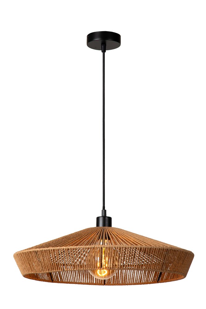 Lucide YUNKAI - Hanglamp - Ø 50 cm - 1xE27 - Naturel Lucide YUNKAI - Hanglamp - Ø 50 cm - 1xE27 - Naturel