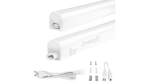 Spectrum voor de installateur: Betaalbare kwaliteit en veelzijdige LED-oplossingen T5 LED armatuur 120cm - 14W 3000K warm wit licht- Incl. 1.5m aansluitsnoer