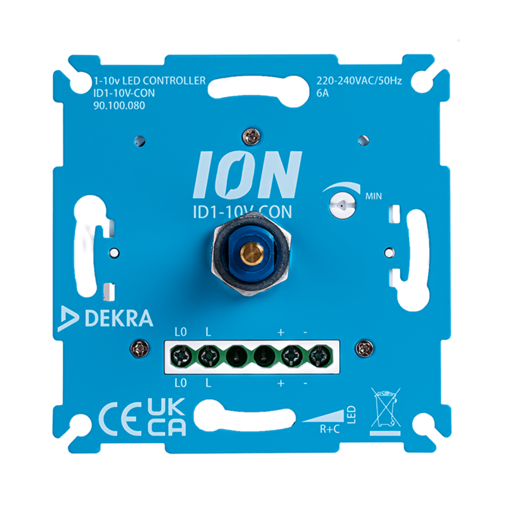 ION INDUSTRIES LED Dimmer  - Inbouw Draai drukdimmer  1-10V  | 1380W