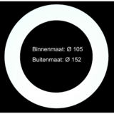 LCB LED Verloopring - Opvulring - Wit - Ø105MM - Ø152MM LCB LED Verloopring - Opvulring - Wit - Ø105MM - Ø152MM
