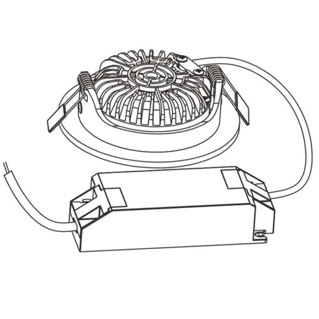 LCB LED LED Inbouwspot 85mm - IP44 Zwart - 5W 420Lm - 2700K 827 Warm Wit | Geschikt voor badkamer Zaagmaat 75mm - Dimbaar 230v LCB LED LED Inbouwspot 85mm - IP44 Zwart - 5W 420Lm - 2700K 827 Warm Wit | Geschikt voor badkamer Zaagmaat 75mm - Dimbaar 230v