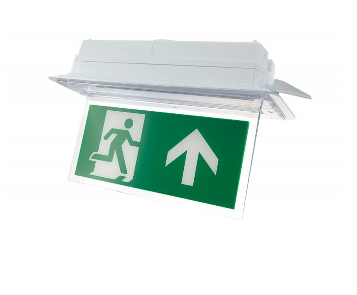 Macbright LED Noodverlichting inbouw armatuur IP20 - Transparant Continu - 4W 320Lm 5000K | IK08  - Zelftest - Type TIC -N/N 4W 850 PT