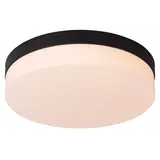 Lucide LED Plafonnière - IP44 - BISKIT -   Ø 34,5 cm - LED - 1x24W 2700K -  Zwart met sensor Lucide LED Plafonnière - IP44 - BISKIT -   Ø 34,5 cm - LED - 1x24W 2700K -  Zwart met sensor