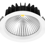 LCB LED Europe  LED Downlight - Inbouwspot MINI 110MM - 10W 1000Lm - 2700K 927 Warm Wit  |  Zaagmaat 90MM - IP54