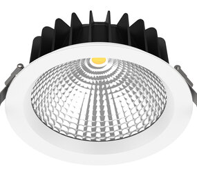LCB LED Europe  LED Downlight - Inbouwspot MINI 110MM - 10W 1000Lm - 2700K 927 Warm Wit  |  Zaagmaat 90MM - IP54