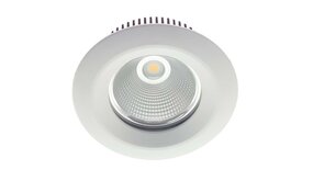 Macbright LED Downlight IP54 - PLUTO 238MM - Wit - 25W 3000Lm - 4000K 940 Koel Wit | Zaagmaat 165MM + Wieland GST18-3 Macbright LED Downlight IP54 - PLUTO 238MM - Wit - 25W 3000Lm - 4000K 940 Koel Wit | Zaagmaat 165MM + Wieland GST18-3
