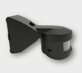 Klemko PIR Bewegingsmelder - Opbouw  IP55 - Zwart - MAX 1000W