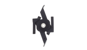 3-Fase Spanningsrail toebehoren | Global Systeemplafond Montageklem - 3 phase track  - Zwart