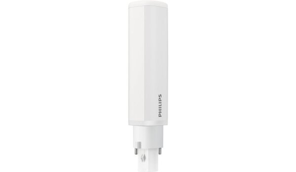 Philips LED PL-C Dulux-D D/E – 6,9W 700Lm – 3000K 830 Warm Wit | 2-Pins G24d-2 – EM / Netspanning 230V – Vervangt 18W Philips LED PL-C Dulux-D D/E – 6,9W 700Lm – 3000K 830 Warm Wit | 2-Pins G24d-2 – EM / Netspanning 230V – Vervangt 18W