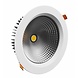 Spectrum voor de installateur LED Downlight IP54 - VIRGA 2 - Wit - 19W 150lm p/w - 4000K 840 - 60° - 23cm x 7,4cm - 50000H