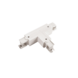 Spectrum voor de installateur 3-Fase Spanningsrail T-verbinding - Wit | Links voeding - Universeel SPS-2