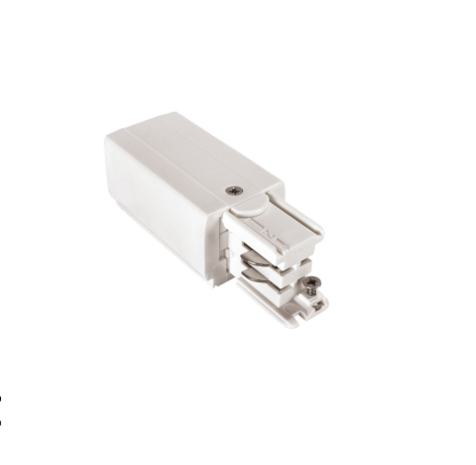 Spectrum voor de installateur 3-Fase Spanningsrail toebehoren | Begin Voeding Links - Wit