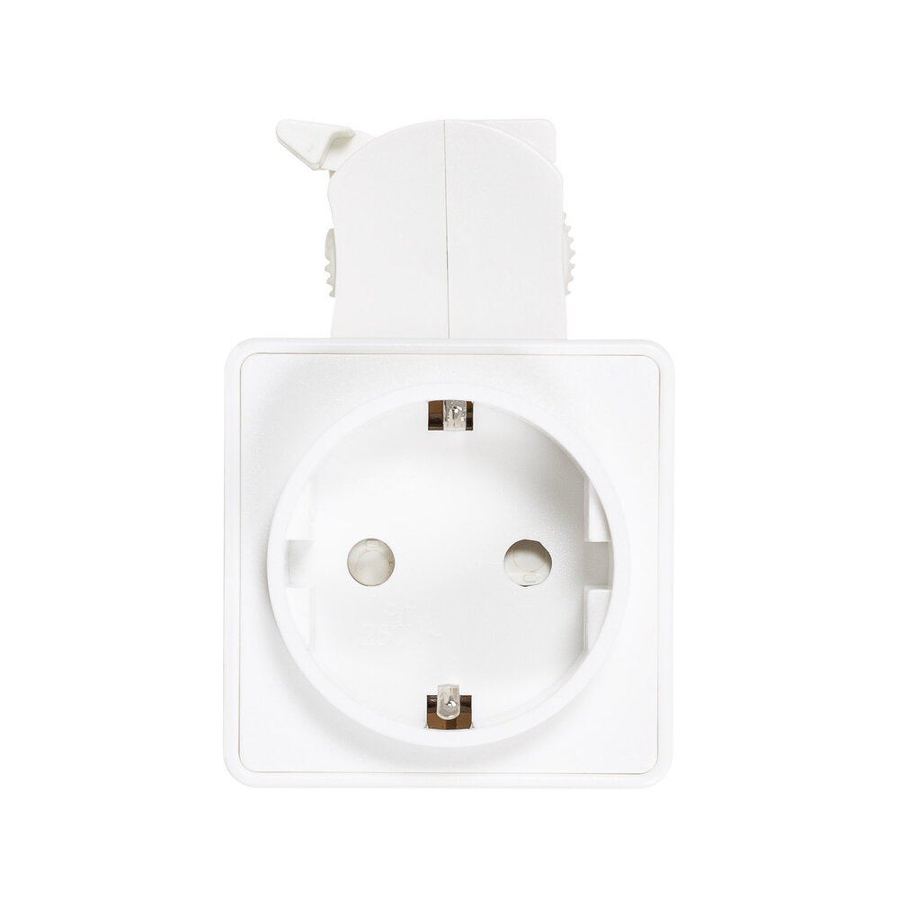 LCB LED Europe LED Railspot 3F Stopcontact - Wit LCB LED Europe LED Railspot 3F Stopcontact - Wit