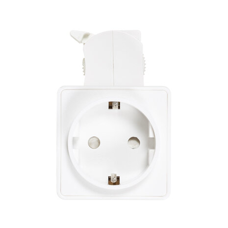 LCB LED Europe LED Railspot 3F Stopcontact - Wit LCB LED Europe LED Railspot 3F Stopcontact - Wit