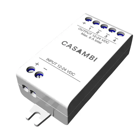 Casambi LED Strip Controller Casambi - 12V / 24V  - CBU-PWM4 - RGBW - 4 kanaal MAX 144W