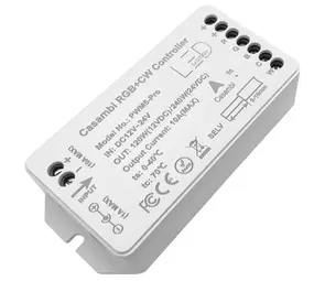 Casambi LED Strip Controller 12V/ 24V - RGB+CCT |  5 kanaal - CBU-PWM5 RGBWW - MAX 240W