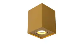 Lucide TUBE - Plafondspot - 1xGU10 - Mat Goud / Messing Lucide TUBE - Plafondspot - 1xGU10 - Mat Goud / Messing