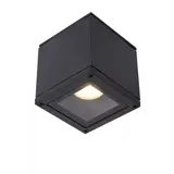 Lucide AVEN - Plafondspot Badkamer - 1xGU10 - IP65 - Zwart Lucide AVEN - Plafondspot Badkamer - 1xGU10 - IP65 - Zwart