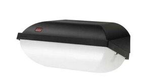 Philips LED Verlichting | Officieel Assortiment Signify Professional. Philips LED Bulkhead Coreline BWC110 Zwart 9W 668lm - 830 Warm Wit | 242x110mm - IP54 - Lichtsensor