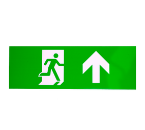 LCB LED Europe  Noodverlichting Sticker - Boven - 30x10cm