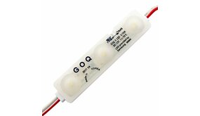 LED modules 10 stuks - 12V IP68 - 3000K warm wit licht - 0,72W per module